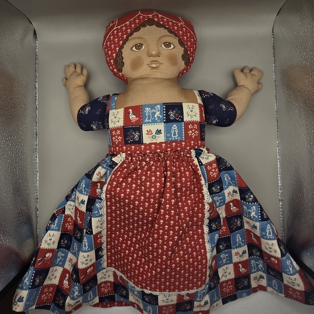 Handmade Vintage TOPSY TURVY Rose Marie And Eva Flip Doll.